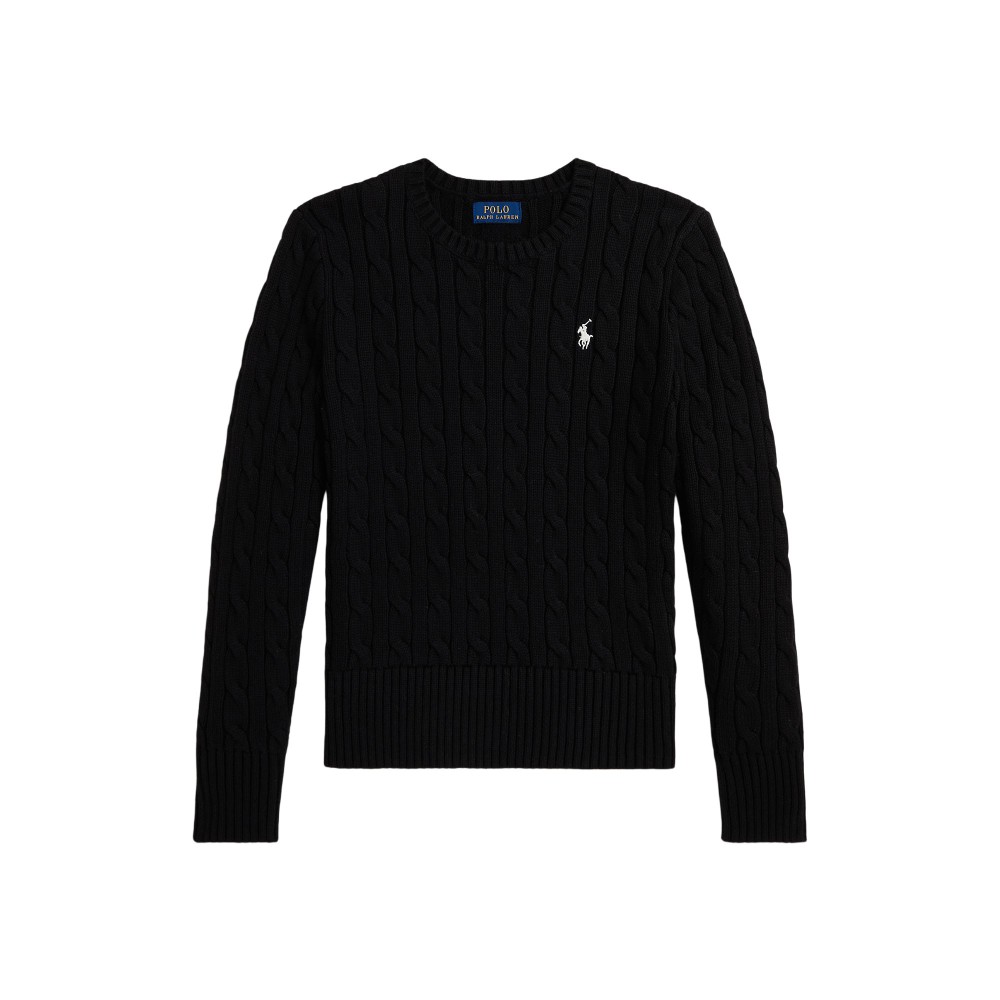 RALPH LAUREN Maglia nera in...