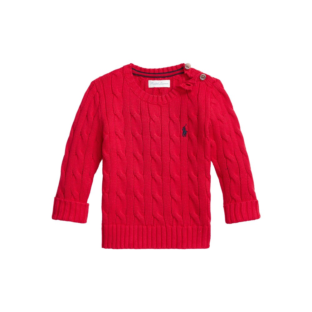 RALPH LAUREN Maglia rossa a...
