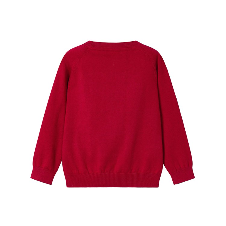 MAYORAL Maglione rosso in cotone bambino