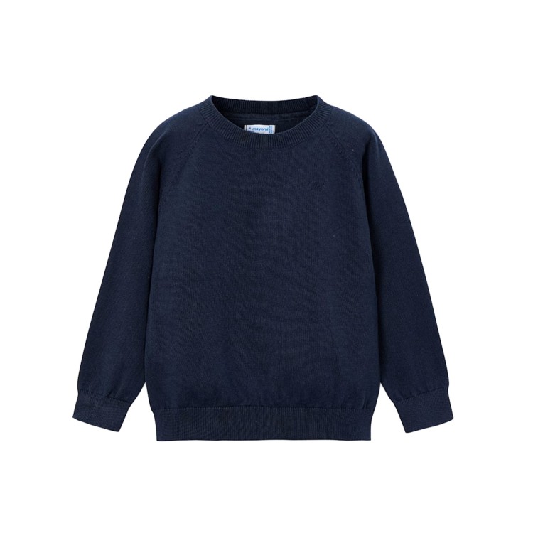 MAYORAL Maglione blu navy in cotone bambino