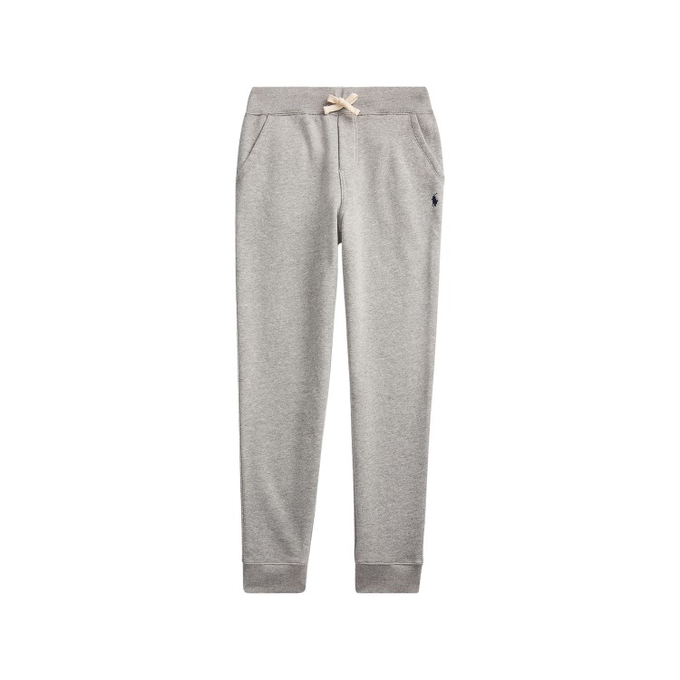 RALPH LAUREN Joggers grigi con logo bambino