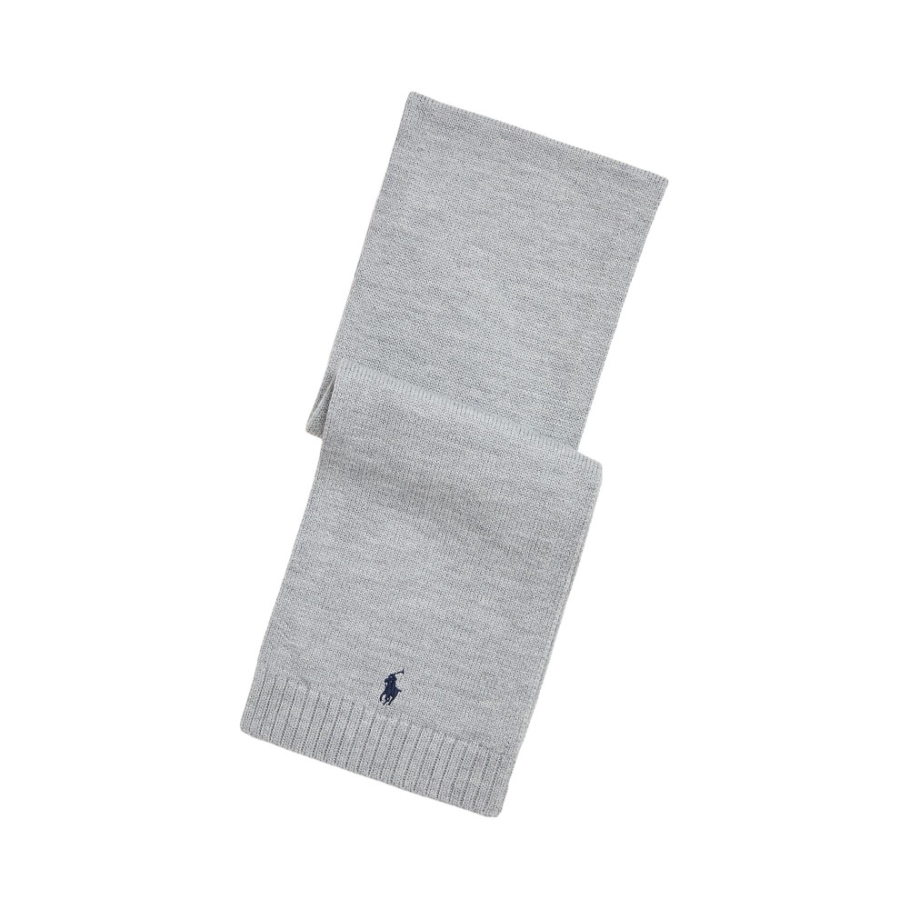 RALPH LAUREN Sciarpa grigia...
