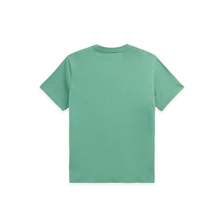 RALPH LAUREN T-shirt verde Polo Bear bambini