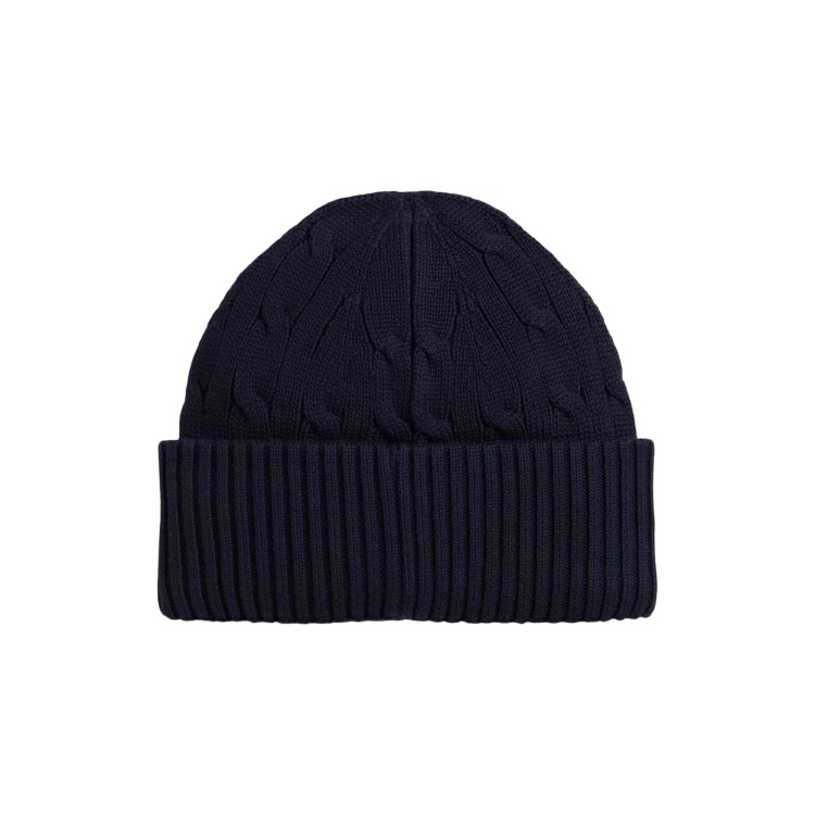 RALPH LAUREN Cappello navy in cotone bambini