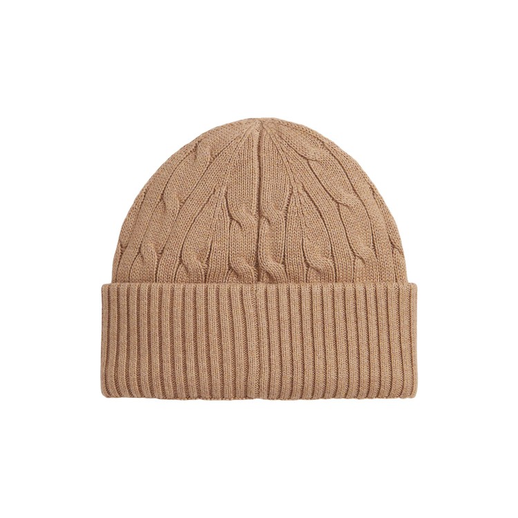 RALPH LAUREN Cappello caramello in cotone bambini