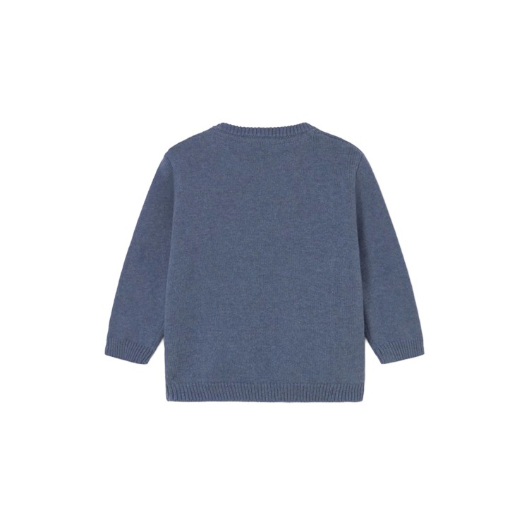 MAYORAL Maglione azzurro girocollo neonato
