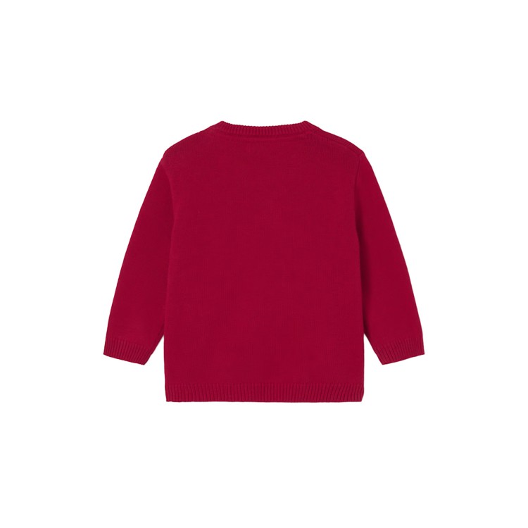 MAYORAL Maglione rosso girocollo neonato