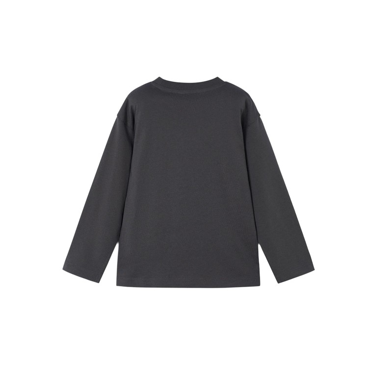 MAYORAL T-shirt antracite a maniche lunghe dinosauro bambino