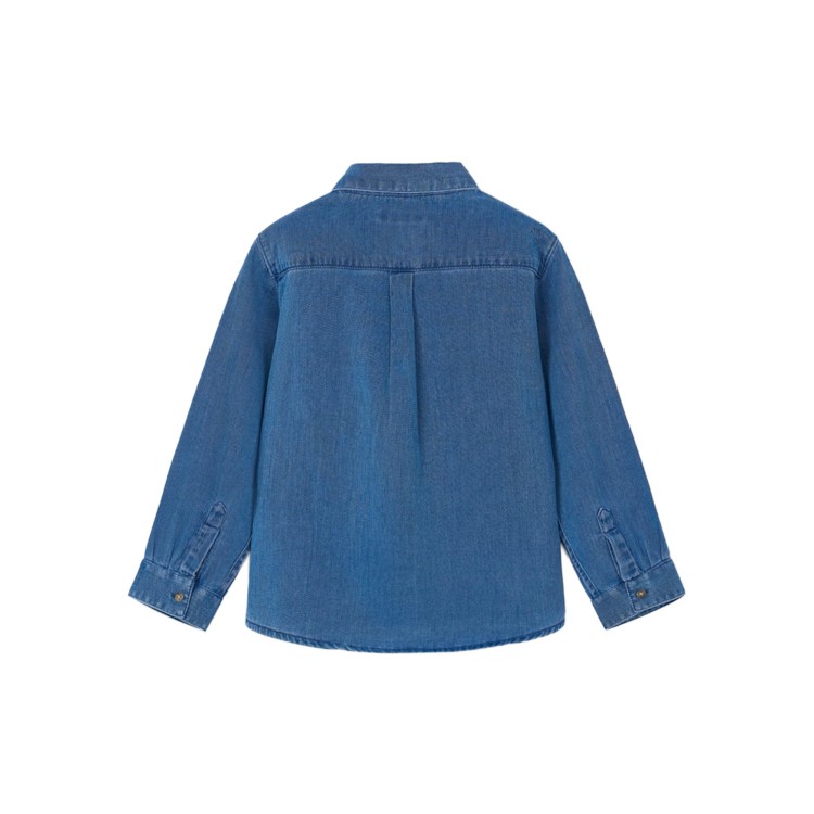 MAYORAL Camicia in denim azzurro bambino