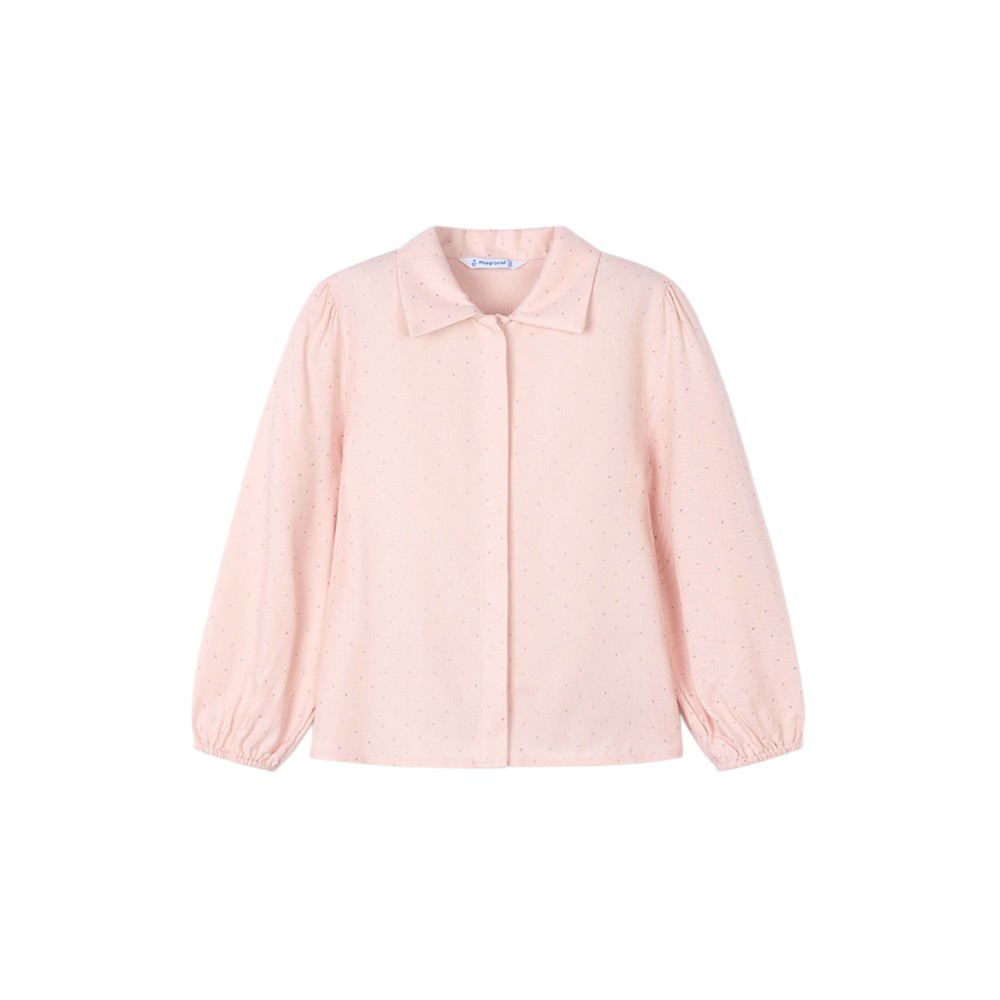 MAYORAL Blusa rosa pastello...
