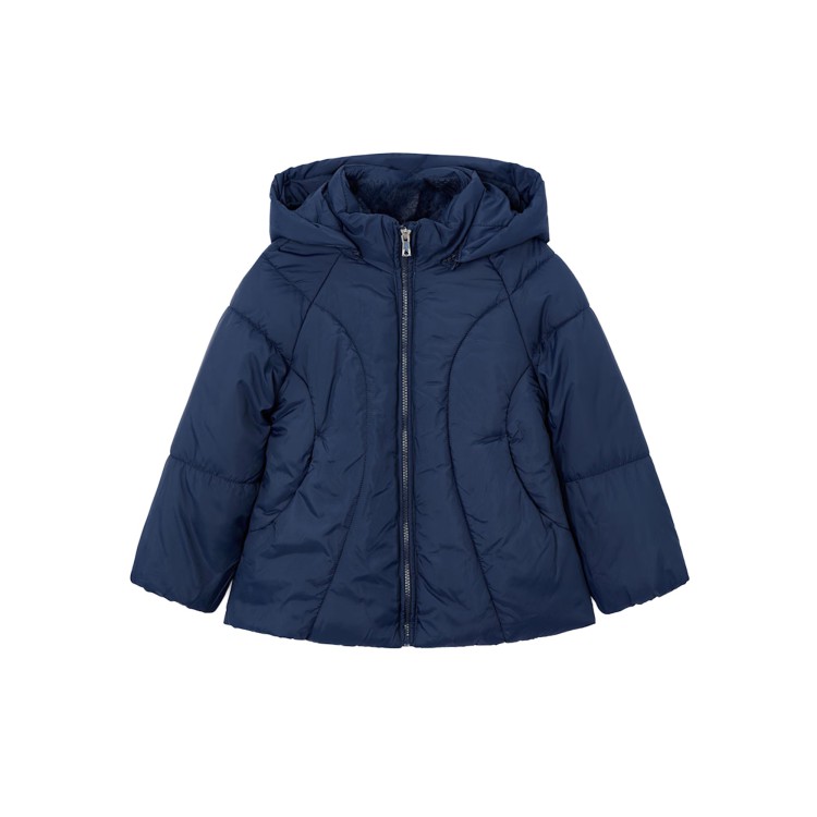 MAYORAL Giubbotto blu navy con cappuccio bambina