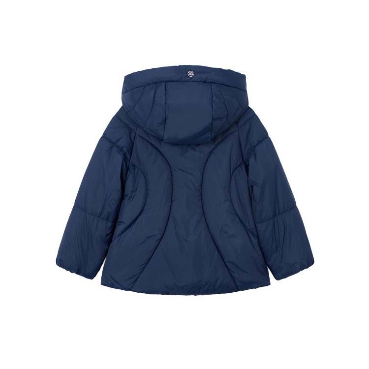 MAYORAL Giubbotto blu navy con cappuccio bambina