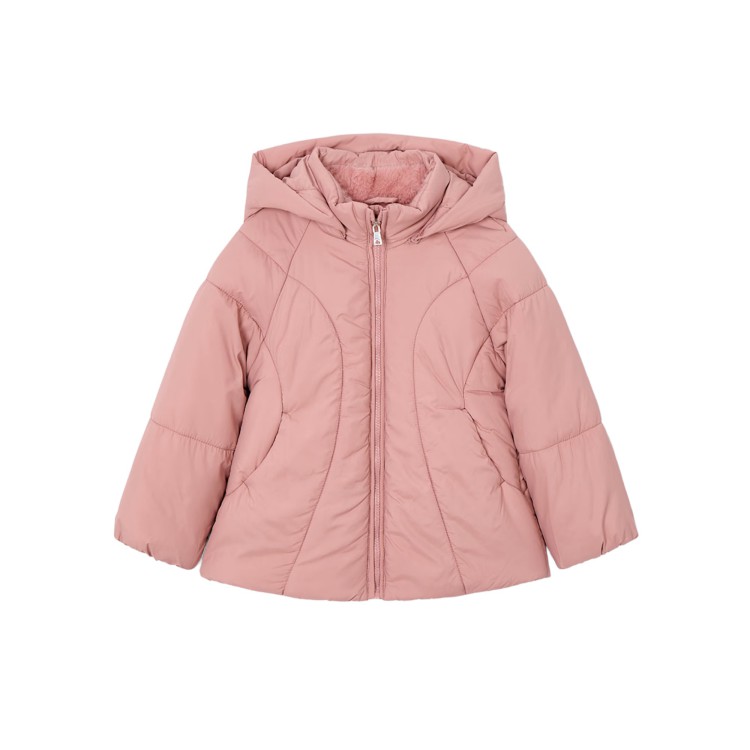 MAYORAL Giubbotto rosa con cappuccio bambina