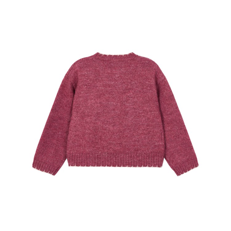 MAYORAL Maglione ciliegia con paillettes bambina