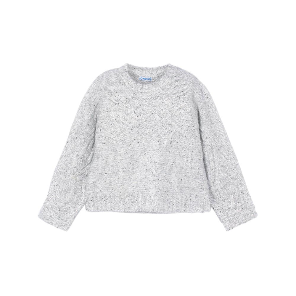 MAYORAL Maglione grigio con...