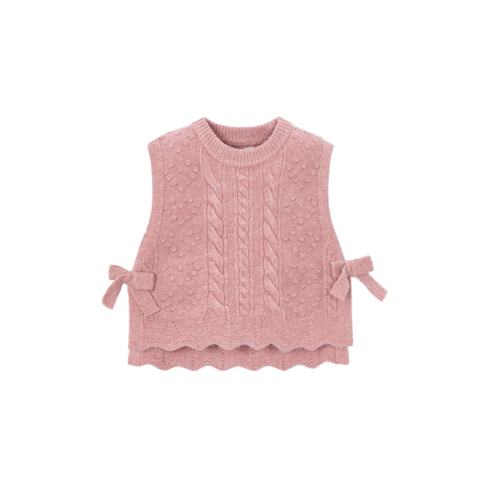 MAYORAL Gilet rosa tricot...