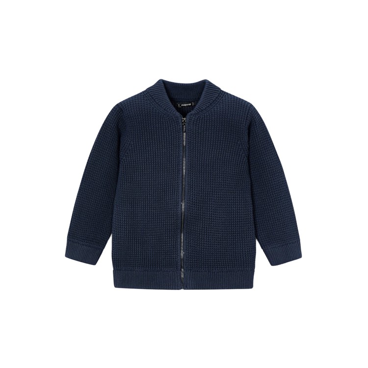 MAYORAL Giacca navy in maglia bambino