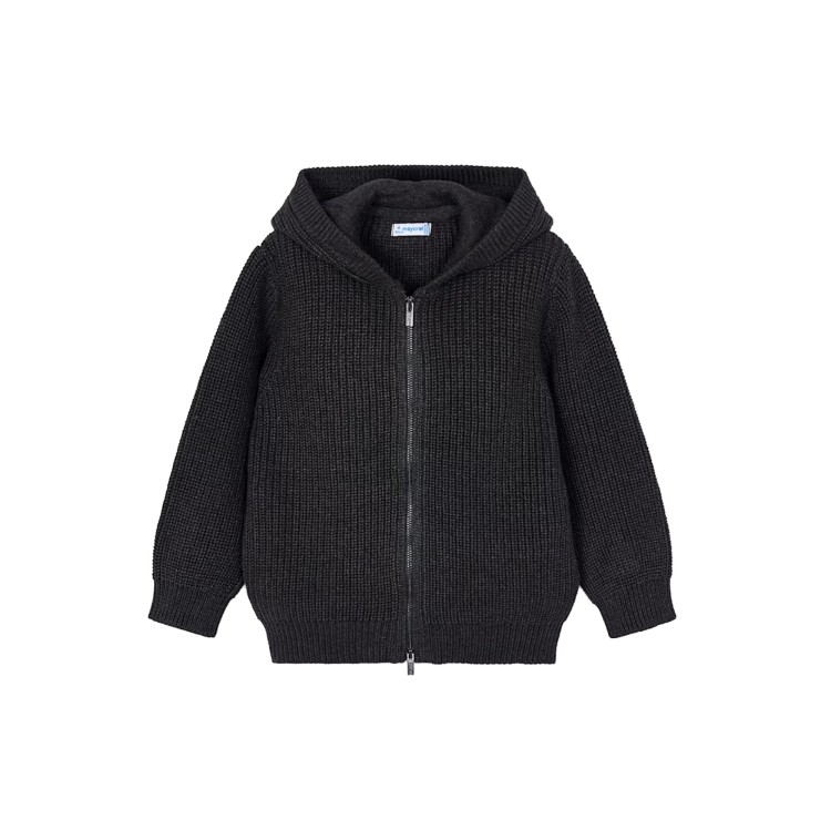 MAYORAL Giacca antracite con cappuccio bambino
