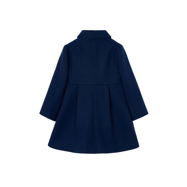 MAYORAL Cappotto navy in panno bambina