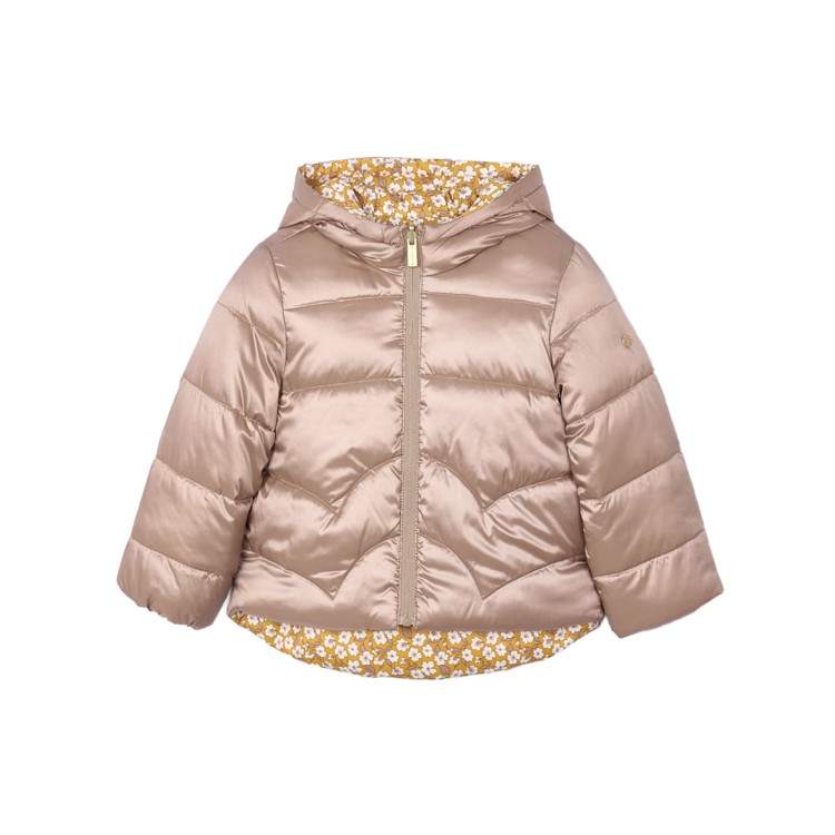 MAYORAL Giubbotto tortora reversibile bambina