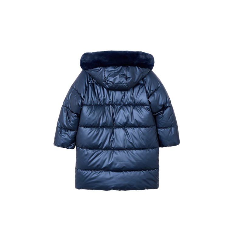 MAYORAL Giaccone navy lungo bambina