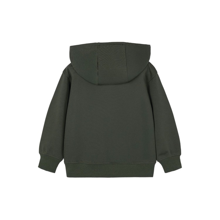 MAYORAL Felpa oliva con cappuccio bambino