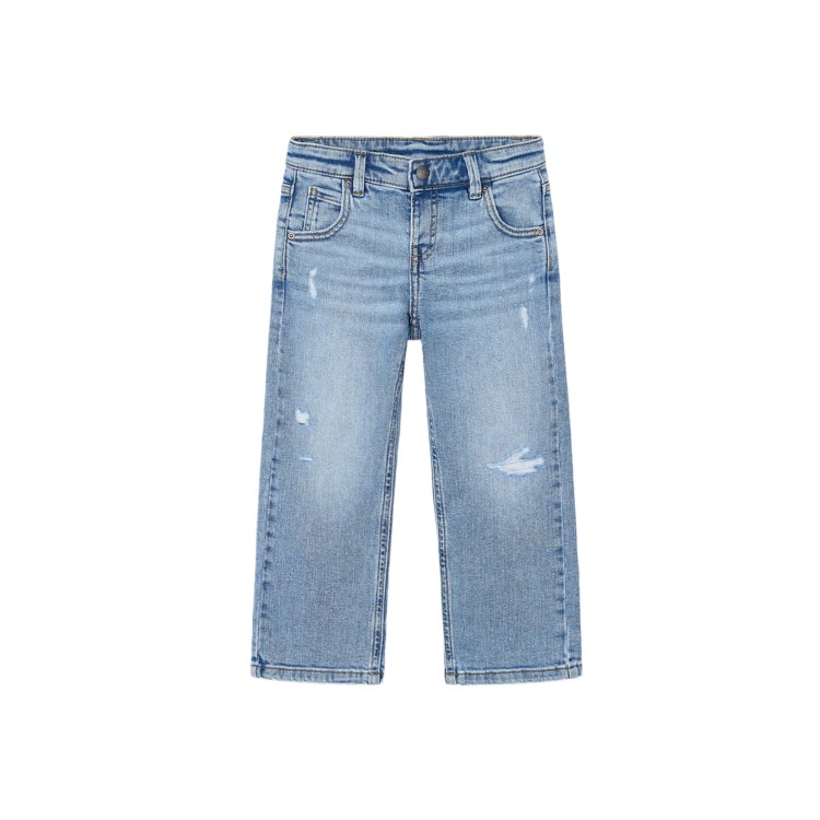 MAYORAL Pantaloni in denim chiaro bambino