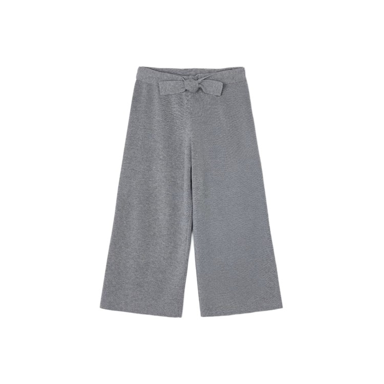 MAYORAL Pantalone culotte grigio tricot bambina
