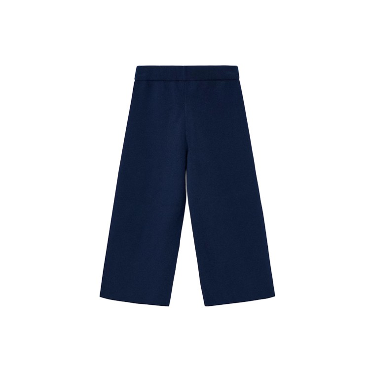 MAYORAL Pantalone culotte navy tricot bambina