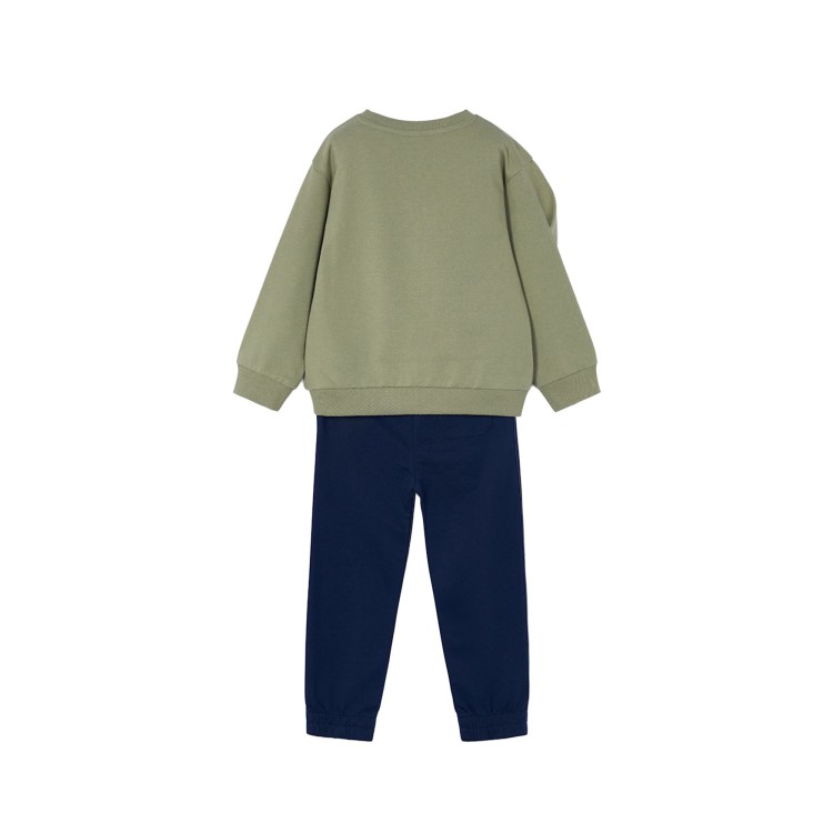 MAYORAL Completo 2 pezzi salvia e blu bambino