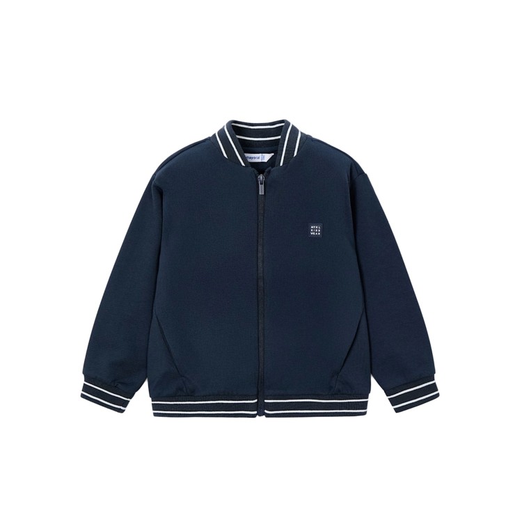 MAYORAL Completo 3 pezzi blu con bomber bambino