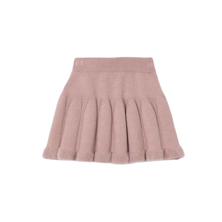 MAYORAL Gonna rosa tricot bambina