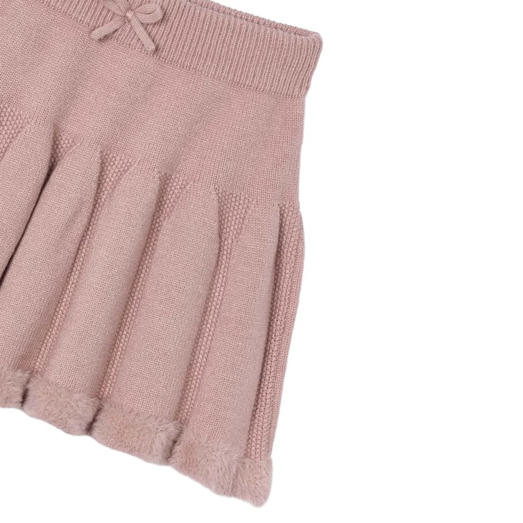 MAYORAL Gonna rosa tricot bambina