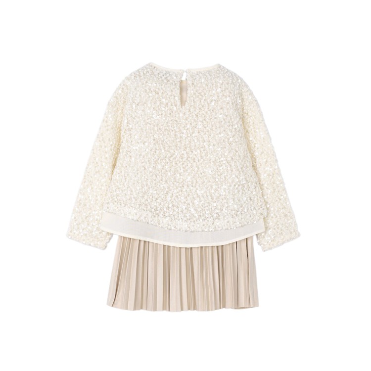 MAYORAL Abito sabbia combinato bambina