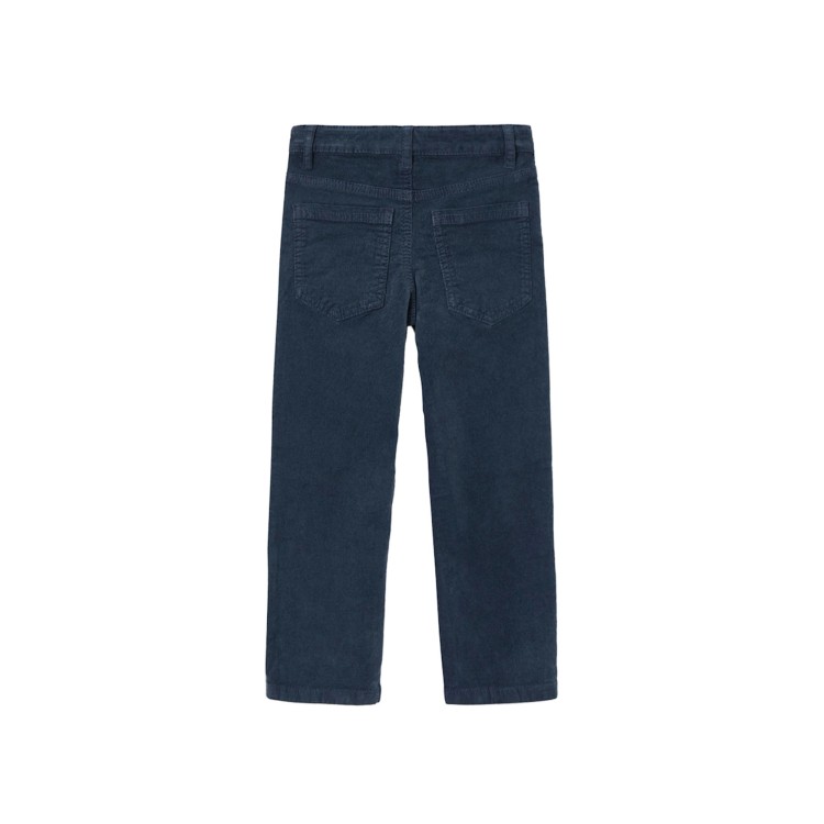 MAYORAL Pantaloni blu navy in velluto a costine bambino