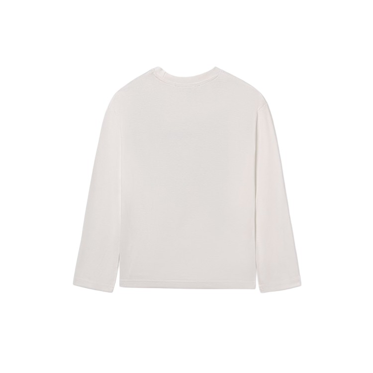 MAYORAL T-shirt panna a manica lunga bambino
