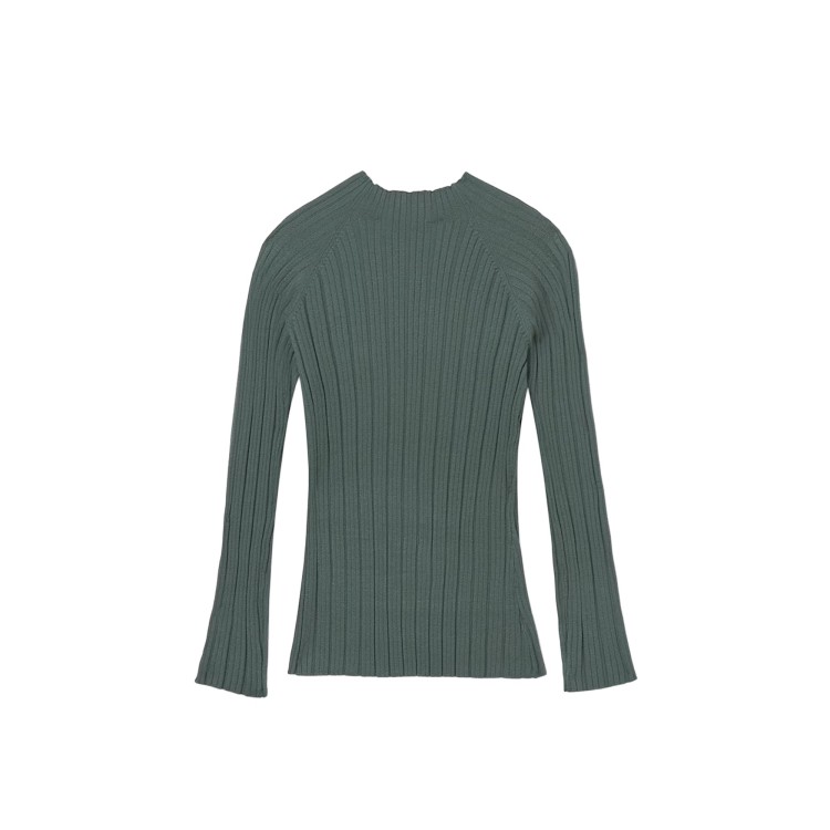 MAYORAL Lupetto verde scuro a coste bambina