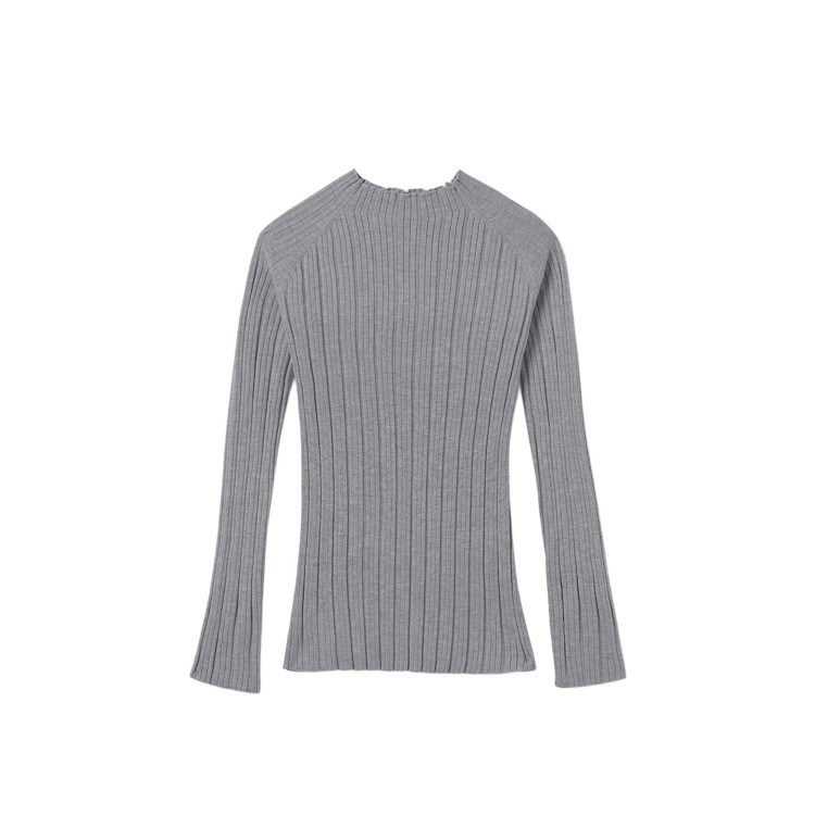 MAYORAL Lupetto grigio a coste bambina
