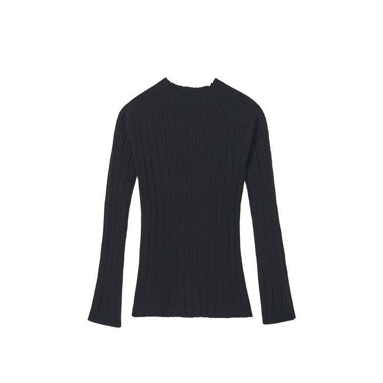 MAYORAL Lupetto nero a coste bambina