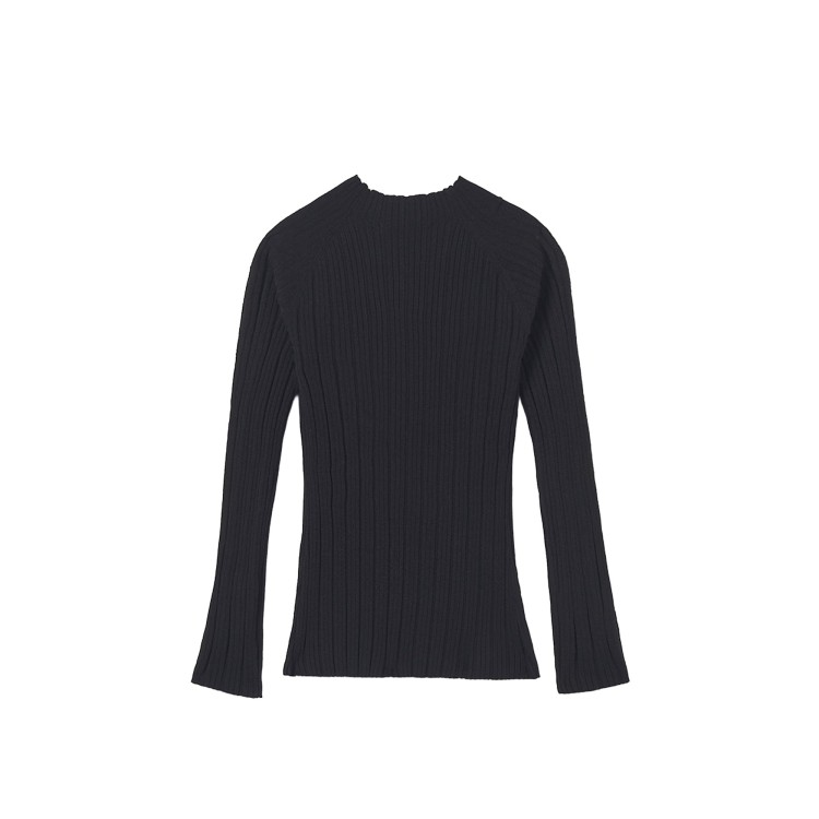 MAYORAL Lupetto nero a coste bambina