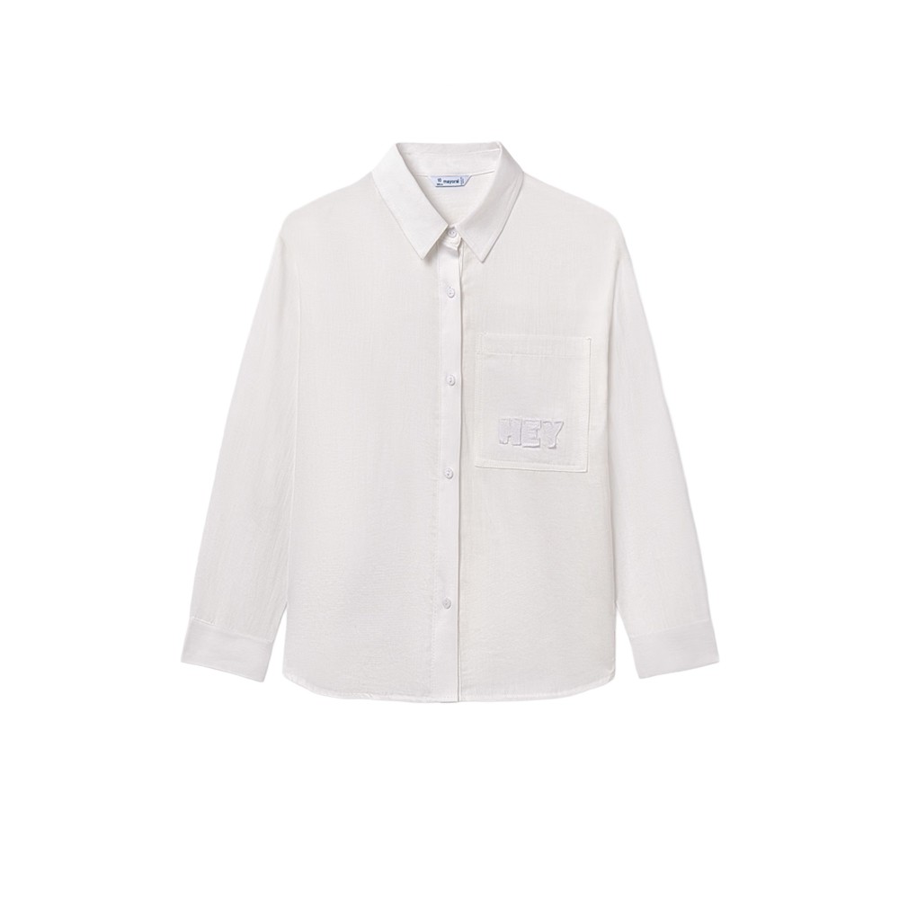 MAYORAL Camicia bianca con...