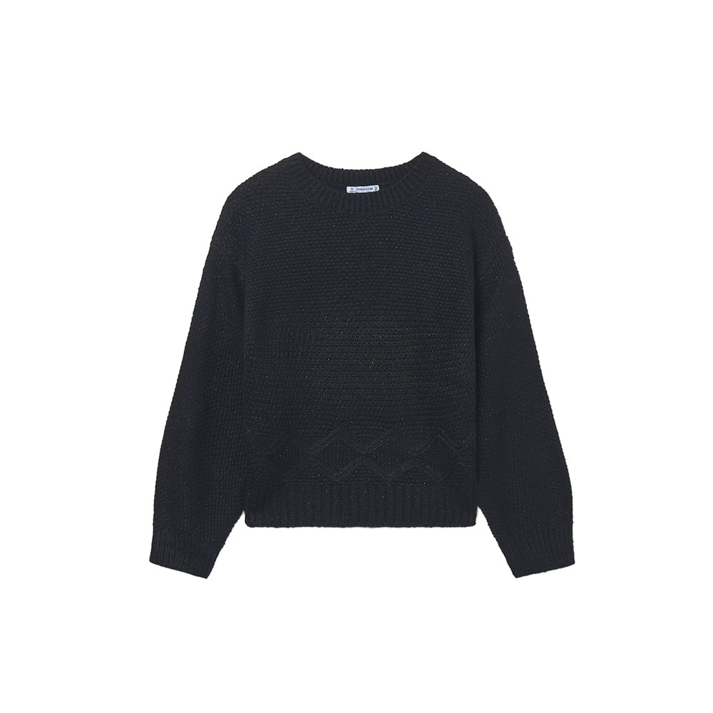 MAYORAL Maglione nero lurex...