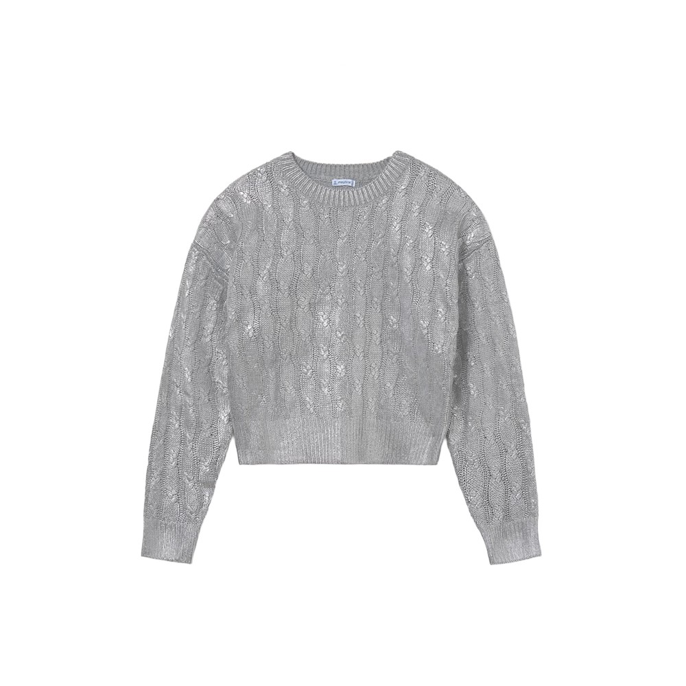 MAYORAL Maglione argento a...