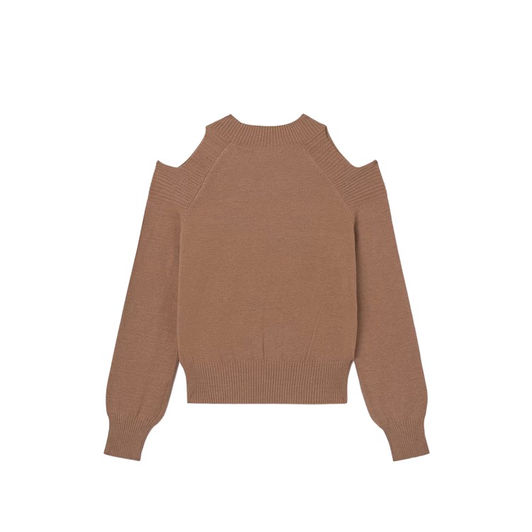 MAYORAL Maglione cacao cut out bambina