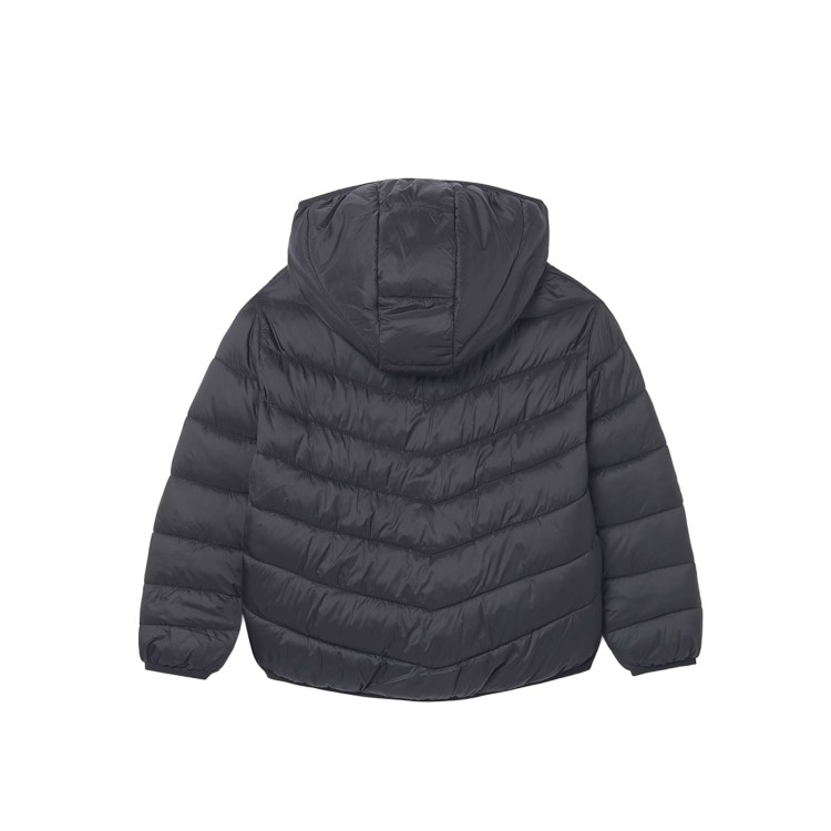 MAYORAL Giubbotto nero trapuntato con cappuccio bambina