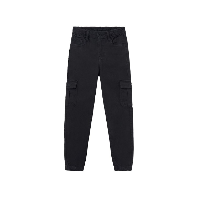 MAYORAL Pantalone cargo nero bambino