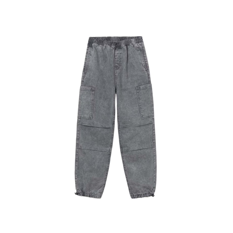 MAYORAL Pantalone cargo in denim grigio bambino