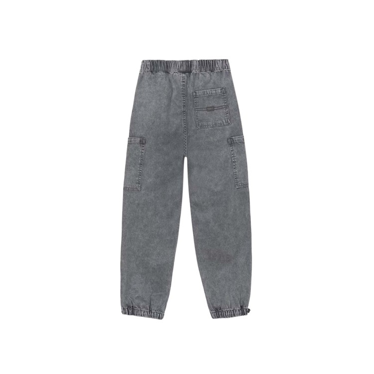 MAYORAL Pantalone cargo in denim grigio bambino