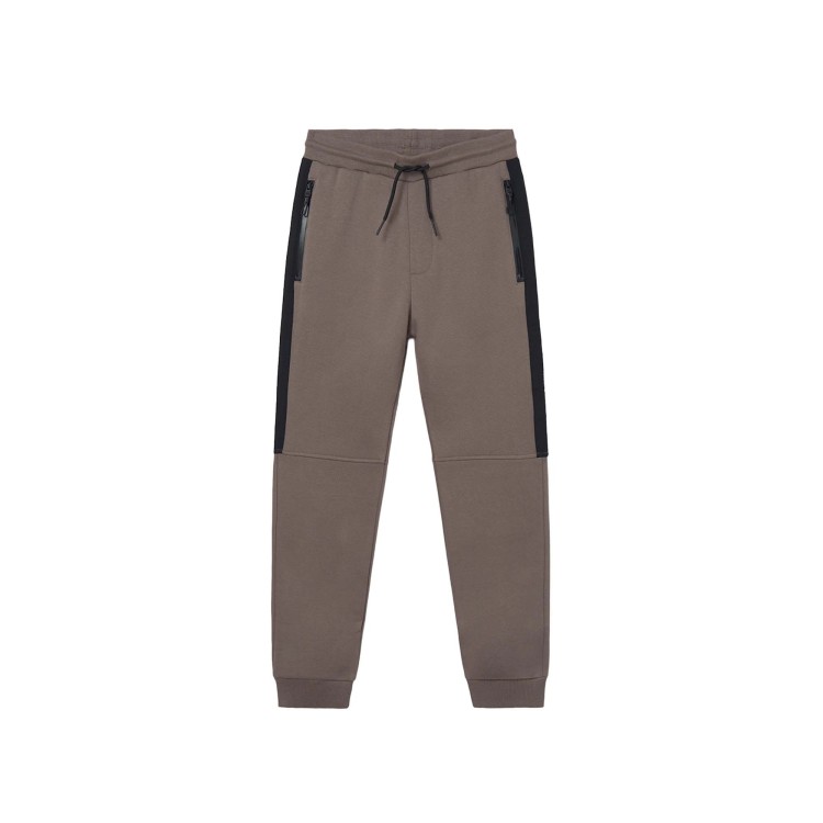 MAYORAL Pantalone sportivo marrone con inserti bambino