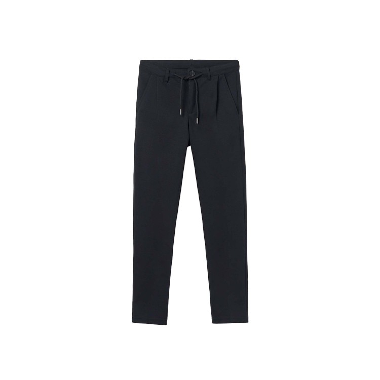 MAYORAL Pantalone chino nero con coulisse bambino